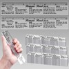 24 Pcs Clear Bible Verses Ruler with Scalloped Edge 6