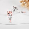 925 Sterling Silver Women's Cute fox Earrings Hypoallergenic fox Earrings