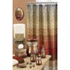 Popular Bath Shower Curtain, Miramar Collection, 70" x 72", Multicolor
