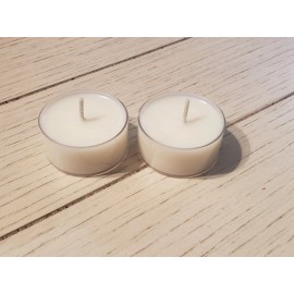 Handmade Vanilla Soy Tealights 6 Count Handmade with Fragrant and Essential Oils!