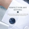 Gentlemen's Cufflink for Men with 8 pcs Shirt Studs Set,