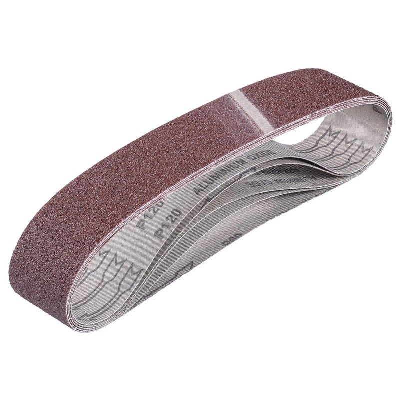 Original Einhell 5-Piece Sanding Belt Set (Belt Sander Accessories, 5x