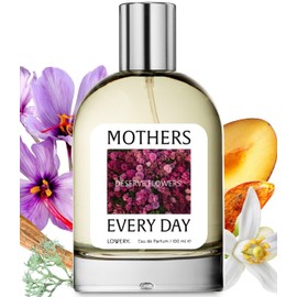 LOVERY Mothers Deserve Flowers Every Day Perfume – A Warm & Comforting Eau de Parfum for Women – Long-Lasting, Heartfelt Scent That Honors Mom’s Love – Thoughtful Gift – 100 ml – Made in France
