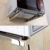 Hovico Universal Stainless Steel Microwave Mount Bracket, Support Frame Steel