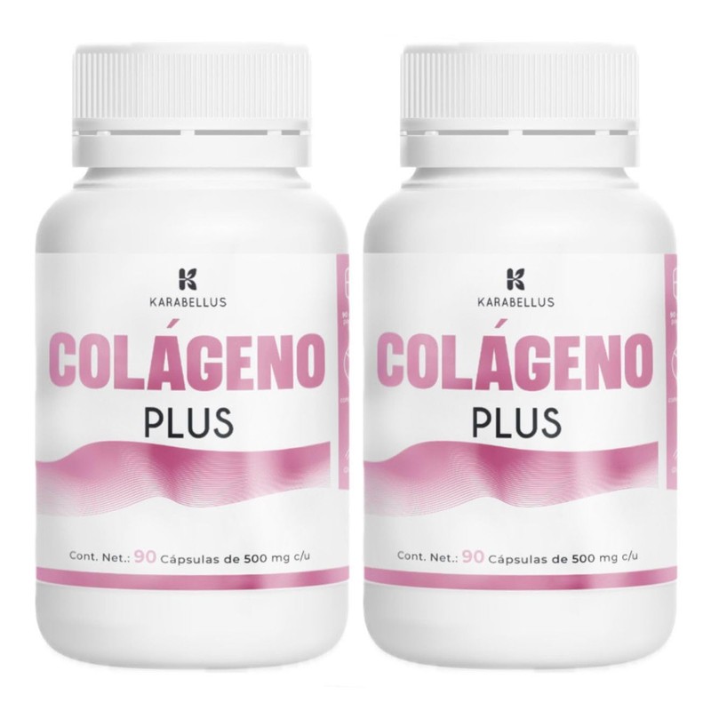 Karabellus Colágeno Duo Pack, 90 Cápsulas por Frasco (180 Cápsulas)