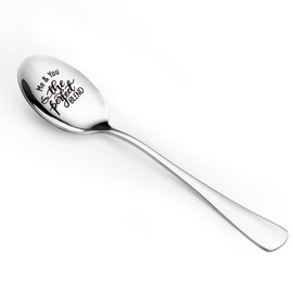 Best Spoon for Wife Husband Girlfriend Boyfriend Couples - Me & You The Perfect Blend Spoon - Funny Tea Coffee Spoon Engraved Stainless Steel for Birthday/Valentine/Anniversary/Christmas