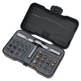 Juego de Destornilladores de Trinquete, 24 en 1 Puntas, Reparacin Multipropsito, Tornillo Multipunta con Herramienta, de Hardware Manual,...          