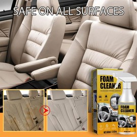 Toheok 2PCS Purpose Foam Cleaner, All Around Master Foam Cleaner,Purpose Cleaner for car, Upholstery Cleaner for car Seats, Interior, Car seat Stain Remover