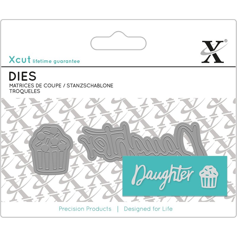 XCUT Mini Sentiment Die (2 Pieces) - Daughter