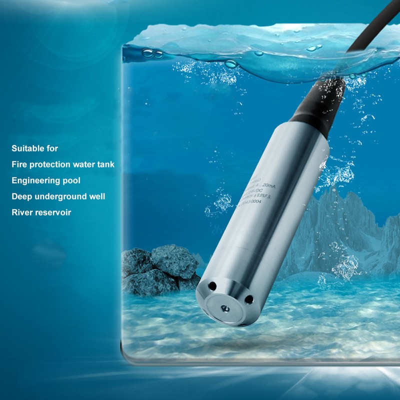 Liquid Level Transmitter High Sensitivity IP68 Throw in Water Level