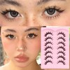 Veleasha Lashes Manga Eyelashes Cat Eye Lashes Spiky Eyelash C