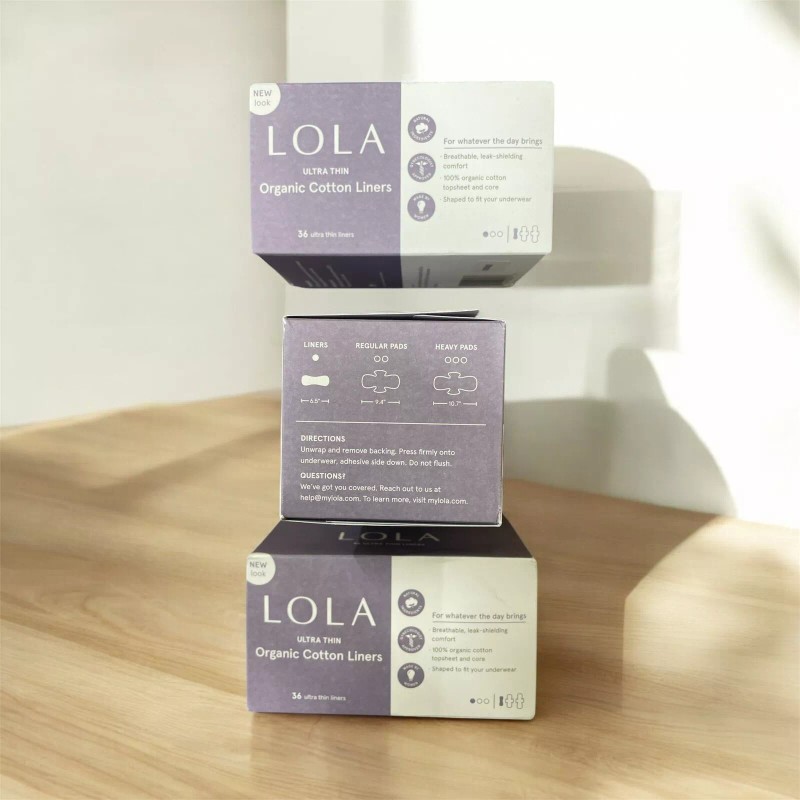 Lola Organic Cotton Ultra Thin Liners Lola Light Absorbency 36