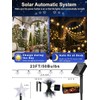 Serpouliom Star String Lights, 23FT 50LED 8 Modes Solar Powered