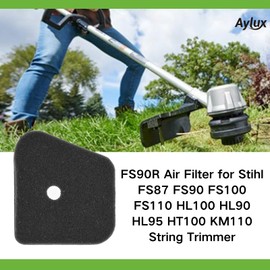 Aylux FS90R Air Filter with Fuel Filter Spark Plug for Stihl FS87 FS90 FS100 FS110 FS130 FS310 HL100 HL90 HL95 HT100 HT101 HT130 HT131 KM100 KM110 String Trimmer Replace 4180 120 1800