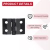MECCANIXITY Small Acrylic Hinges Plastic Clear Hinge 35 x 25