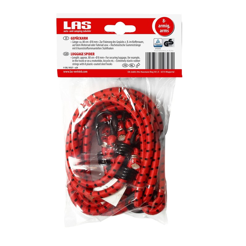 LAS 10327 Luggage Rack 8-Arm 8 mm x 80 cm