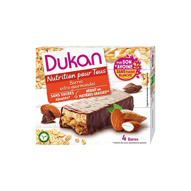 Dukan Expert Oatmeal Wafers with Chocolate and Almonds