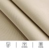 StangH Outdoor Curtains Beige Waterproof - Thick Fabric Light Blocking