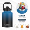 WATERSY Half Gallon Water Bottle Insulated(Cold for 48 Hrs),BPA Free&Leak
