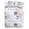 Catherine Lansfield Sleep Dreams Reversible Single Duvet Cover Set with