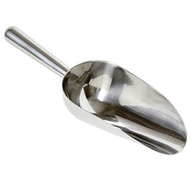 Ice Scoop Stainless Steel 304 Polished - 12 oz. = 355 ml. - 250 mm long