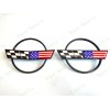 AUTO 2PC Black Front Rear Gas Lid Blue Cross US