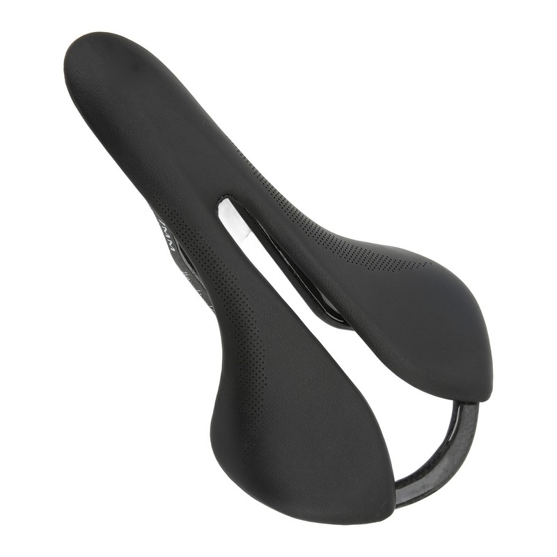 Carbon Fiber Bike Saddle Microfiber Leather Surface Hollow Seat Cushion