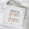 Balecore Rose Ribbon Nail Tips - Short Almond / 발레코어