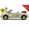 Hippie Flowers Car Sticker Hippie 030 – in Top Matt