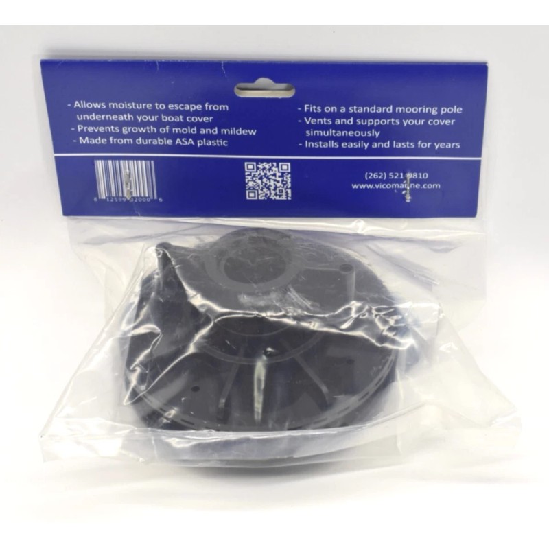 Vico Marine Boat Vent 2 Vents and Supports your cover