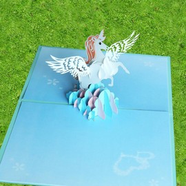 Unicorn-Themed Greeting Cards – Assorted Blank Notecards for All Occasions, Birthday Card for Kids & Friends, Includes Envelopes