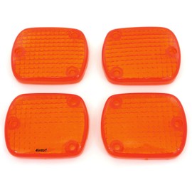 Turn Signal Lens Set - 33402-MB1-003 - Amber - Fits Honda CMX250C VF/VT500/700/1100 CB550/650/700SC