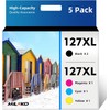 MILEKO 127XL Ink Cartridge Replacement for Epson 127 XL Ink