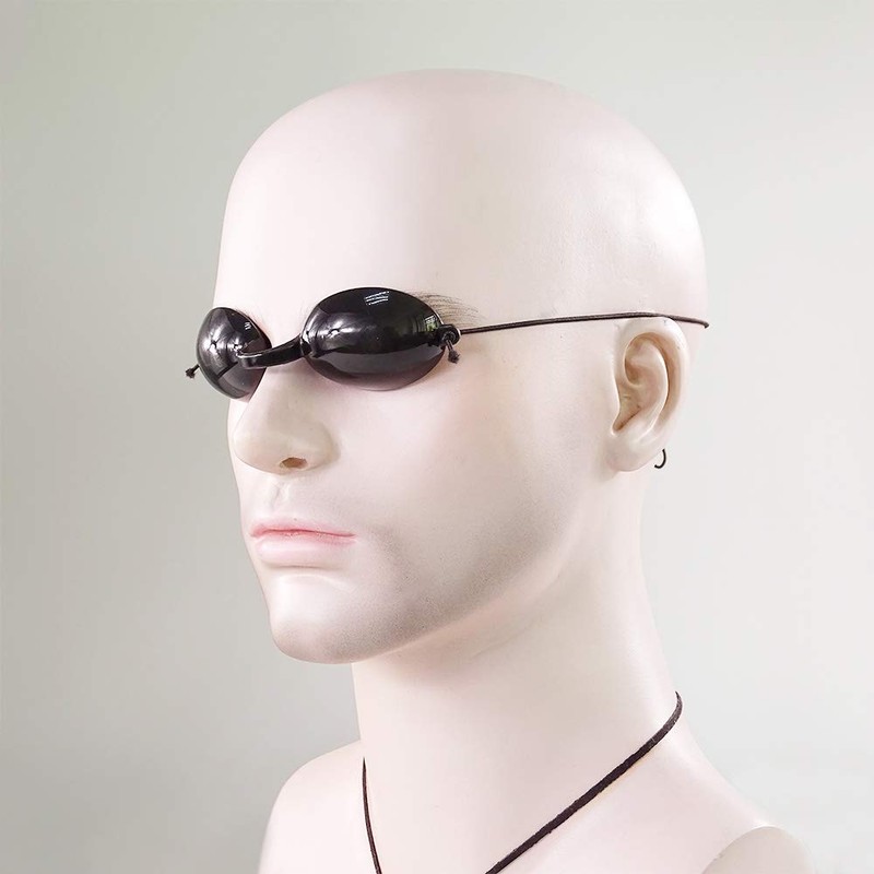 Purinko Blackout Goggles, Laser Goggles, Eye Protector, Eyebrow Protection Glasses,