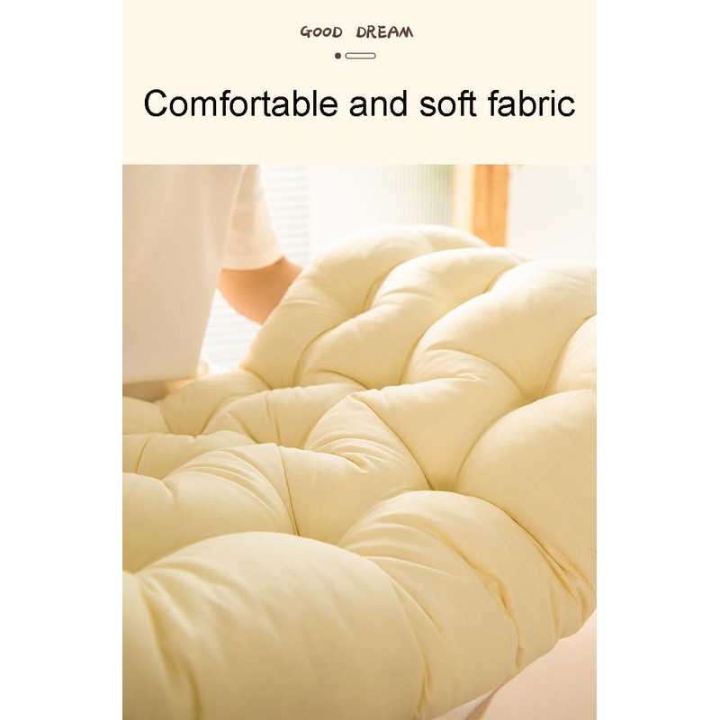 College Dorm Bed Bolster Pillow Long Reading Rectangular Headboard Pillow