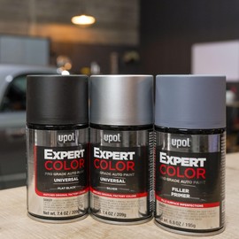 U-POL Expert Color Filler Primer, Automotive Primer, Professional Grade, Fills Imperfections, Easy-To-Use, Gray