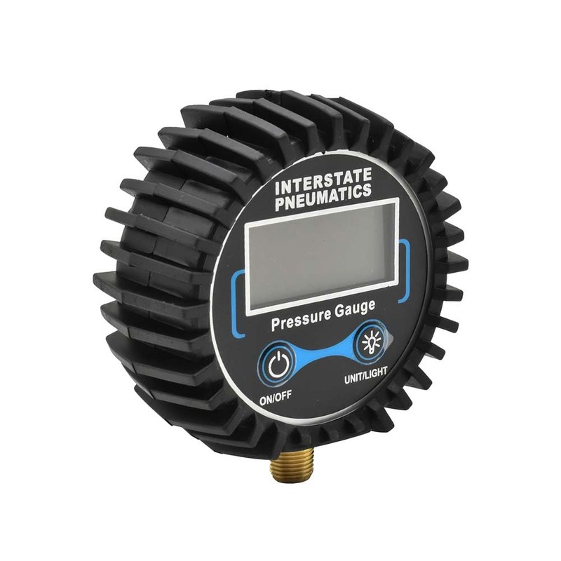 Interstate Pneumatics TG2012-D Round Digital Tire Pressure Gauge 2 Inch