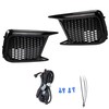 HECASA LED Fog Lights Covers Compatible with 2018-2021 Subaru WRX