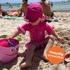 iQ-Company children's cap IQ UV 200, orange, 50-55 cm