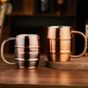 Stainless Steel Beer Mug Double Layer Insulation Multipurpose Safe Ergonomic