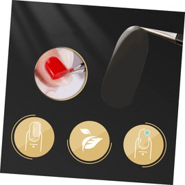 Beavorty 5 Sheets Nail Stickers Gel Nail Wraps French Manicure Strips Nail Cuticle Sticker Clear Gel Polish Strips Nail Polish Stickers Gloss Nail Strips Double Sided Tape Major Nail Set