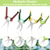 6 Pack Garden Pruning Shears Set, Secateurs Pruning Scissors with