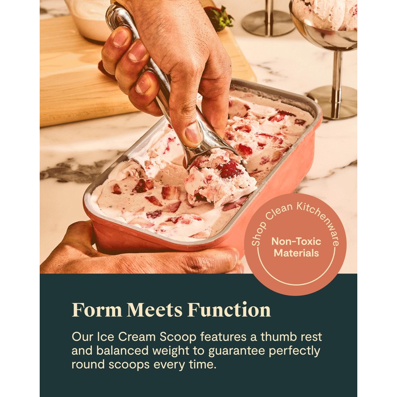 Caraway Ice Cream Scoop - Non Toxic Stainless Steel -