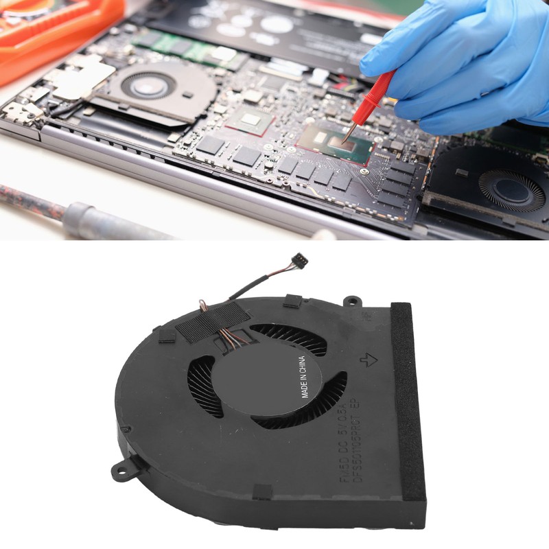 Laptop Cooling Fan 4 Pin Replacement Cooling Fan Replacement for