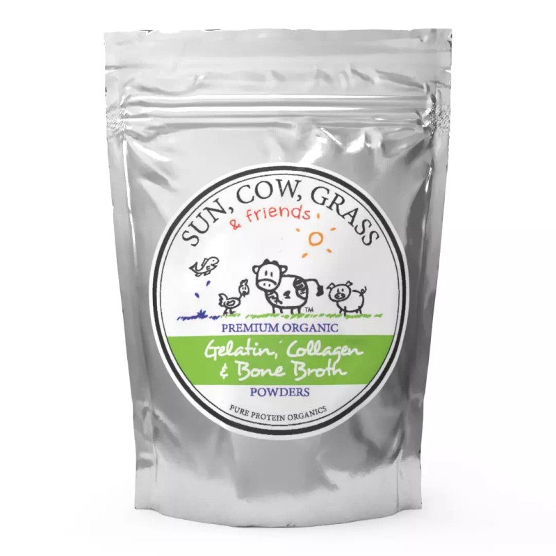 Sun Cow Grass Wild Alaskan Salmon Bone Broth Powder -