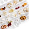 YUFONG Earring Holder Organizer Acrylic Earring Storage Box for Girls