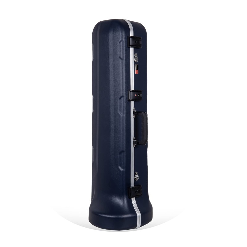 Crossrock ABS Hard-shell Case for Trombone with Single Shoulder Strap-Blue(CRA862TBBL)