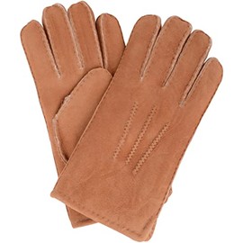 Snugrugs Men's Chester, Sheepskin Glove, Brown (Chestnut), Large (9.5")