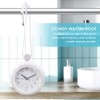 DASNTERED Bathroom Hanging Clock, Waterproo-f Bathroom Shower Clock Dual Purpose
