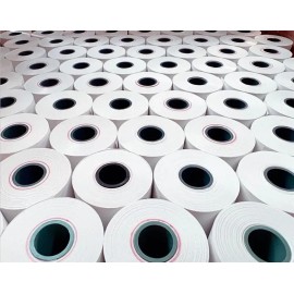 50 Rollos Papel Térmico Miniprinter 57x40 Impresora 58mm Color Blanco